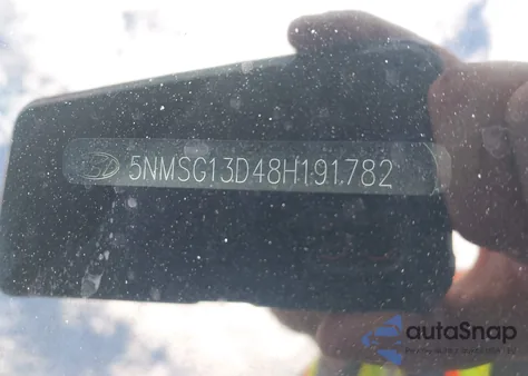 2008 Hyundai Santa Fe Gls from USA, damaged, VIN 5NMSG13D48H191782